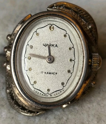 Raro orologio anello - anello, sovietico